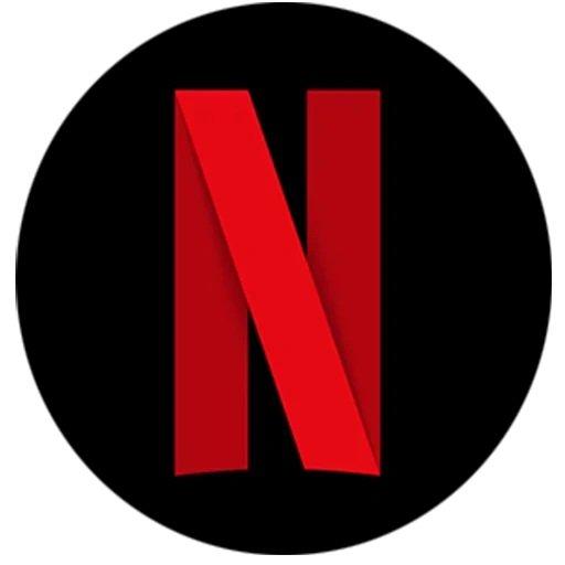 darkness, logo, netflix icon, netflix icon, netflix black background circle