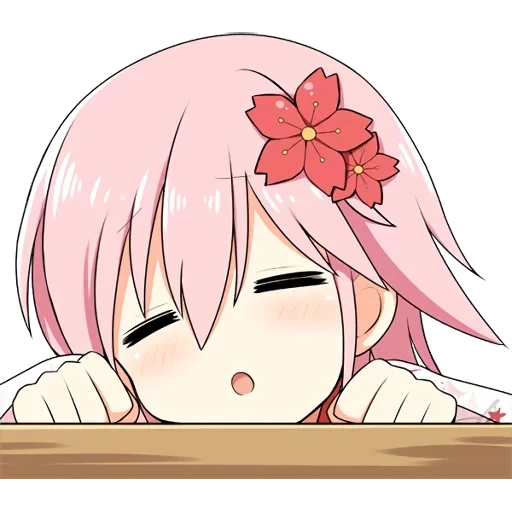 sile, sakura, anime kawai, rasa malu anime, anime astolfo