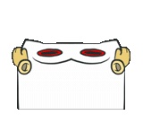 crypie kat, pan de omfg, ojos de dibujos animados