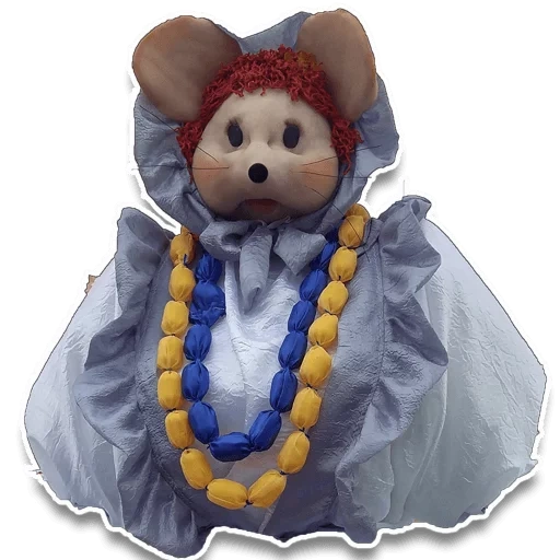 a toy, doll bagmaker mouse, doll bagmaker mouse, soft toy keychain, precious moments 30 cm doll