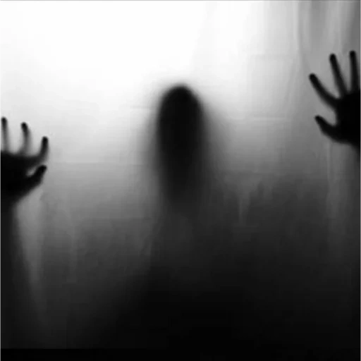 orrori, umano, buio, personaggi terribili, la silhouette della donna è orrore