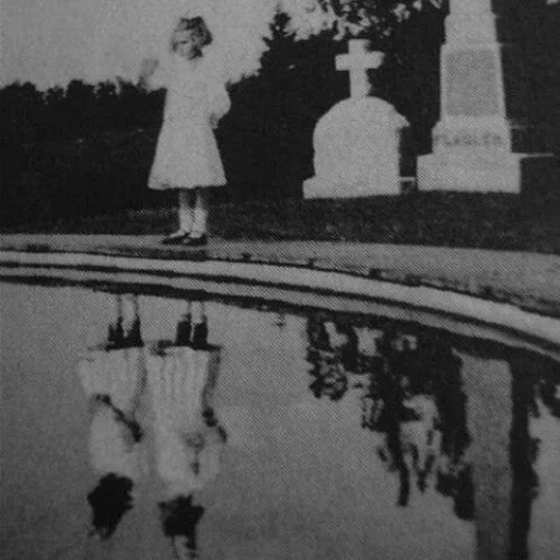 fille, cimetier, ghosts 1905, photos de fantômes, la dernière photo