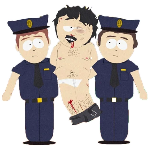 randy marsh, south park, police de south park, police de south park