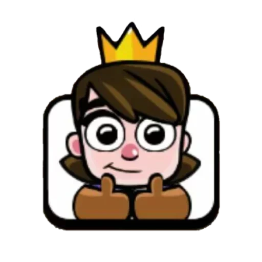 clash royale, clash royale emotas, clash royale emoji princess