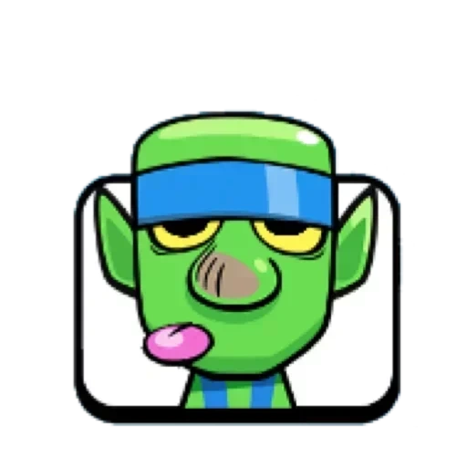 scontro reale, clash royale emotes, emoji clay piano goblin, emozioni clash royale goblin, memem dell'artiglio delle dita dei goblin 3