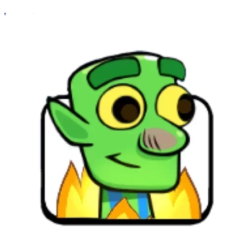 ausdruck klavier kobold, clash royale emotes, ausdruck horn dreieck goblins, emotionaler konflikt royal goblin, expressions clash royal goblin