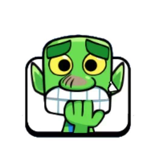clamp the piano, clash royale, clash royale emotes, emoji goblin claw piano, emoji clash royale goblin
