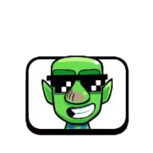 clash royale, clash royale emotes, emoticon karash piano peca, ausdruck horn dreieck goblins, emotionaler konflikt royal goblin