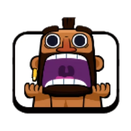 menjepit piano, clash royale, piano claw emoji, clash royale emoji, hog ryder clash royal emoji