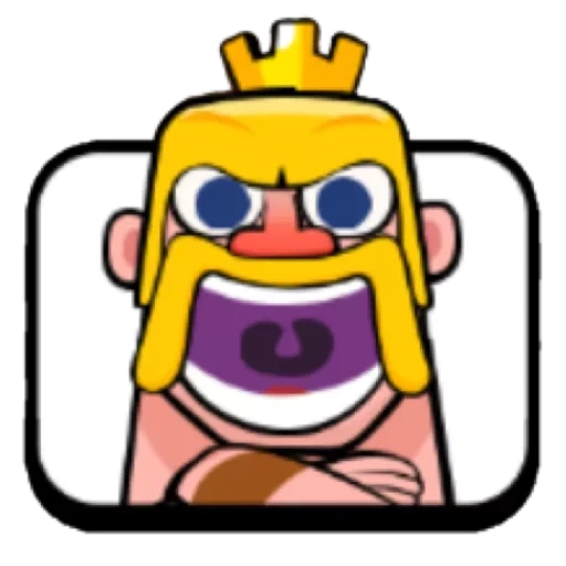 clash royale, king of the claw of the piano, clack royal emoji, smiles clam piano, emoji clay piano barbarian