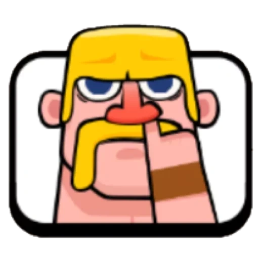 clash royale, эмодзи клеш рояль, grr clash royale emote, эмодзи клеш рояль варвар, clash royale emotes desing