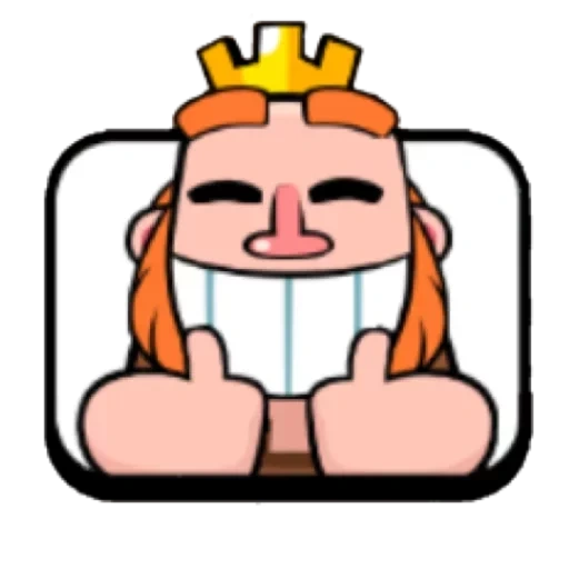 clash royale, king of the claw of the piano, smiles clam piano, clash royale emotes