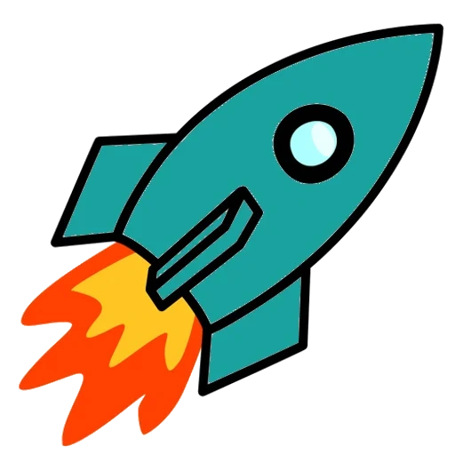 cohete, rocket de icono, cohete de cleveland, cohete de dibujos animados, rocket clepat niños