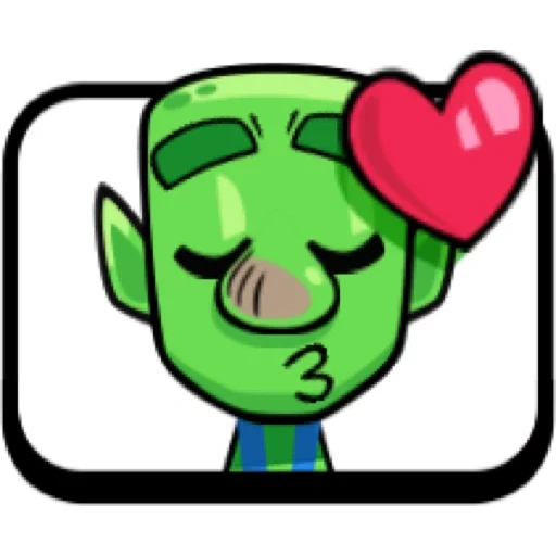 clash royale, expression conflict royal, clash royale emotes, expression goblin flared trousers grand piano, emotional conflict royal goblin