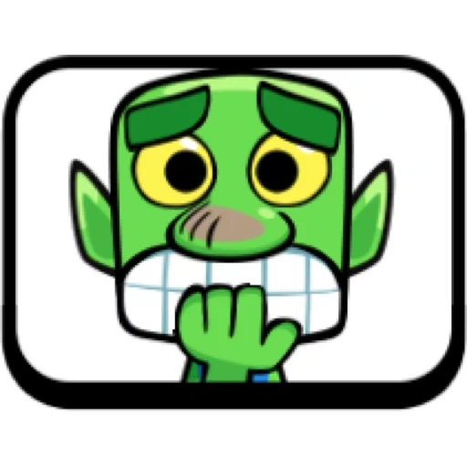 clash royale, clash royale emotes, expression goblin flared trousers grand piano, emotional conflict royal goblin, expression conflict royal goblin