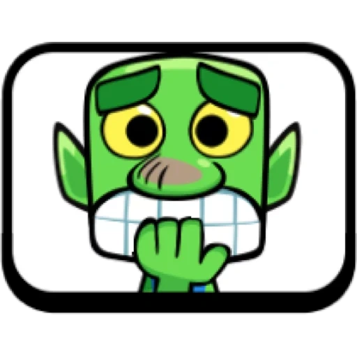 clash royale, clash royale emotes, emoticon kobold trompete hose flügel, emotionaler konflikt royal goblin, expressions clash royal goblin