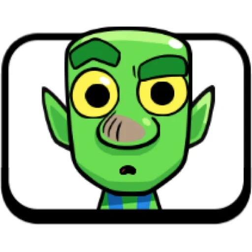 chifre de piano, clash royale, clash royale emotes, emocionalmente conflitante duende real, calças de trompete meme triangulação goblin 3 dedos