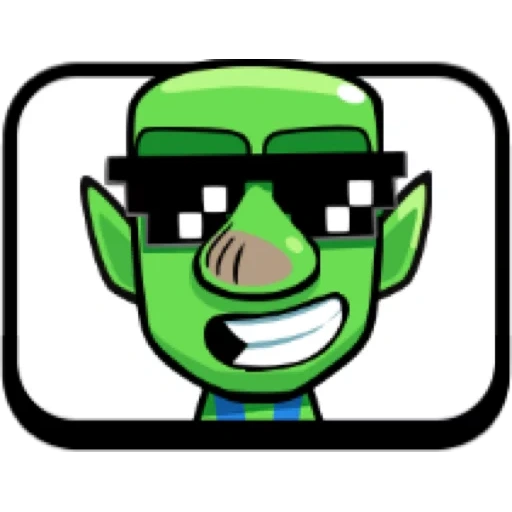 clash royale, clash royale emotes, expression kalash piano pekka, expression horn triangular goblin, emotional conflict royal goblin