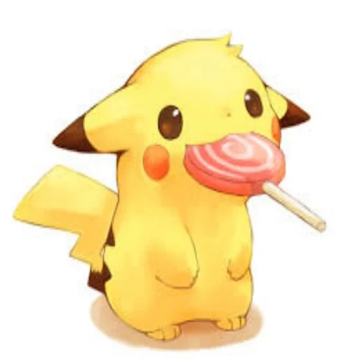 pikachu, pikachu yang cantik, turunkan motion edith, pikachu adalah gambar yang lucu, dear pikachu dengan permen