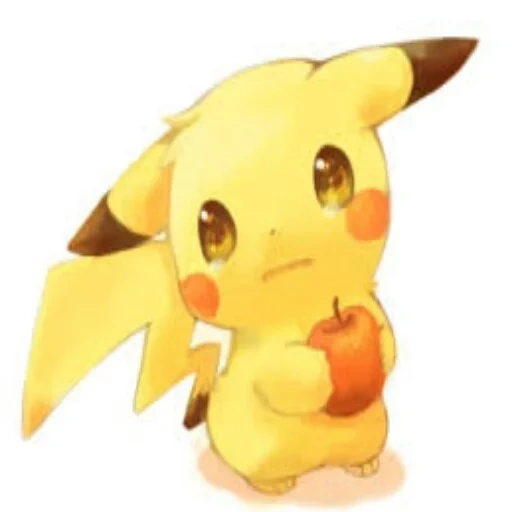 picchu, lindo picchu, lindo monstruo de bolsillo, lindos pegatinas de pikachu de animación