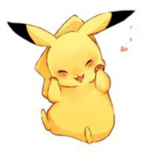 pikachu, pikachu sryzovka, dear pikachu sketches, cute patterns of pokemon, anime chibi pikachu pokemon