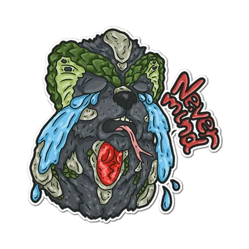 laughter, gutalax group, parasite stickers piece