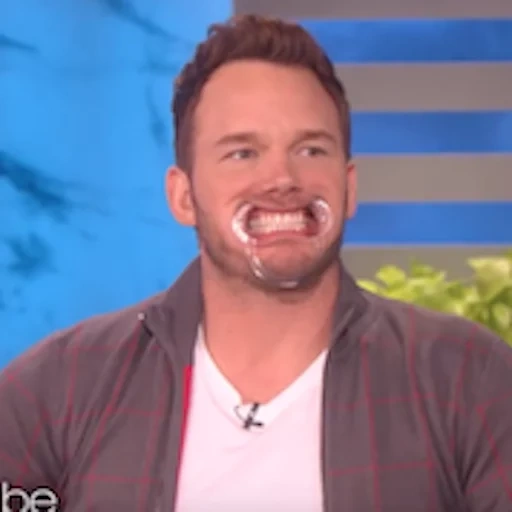 el hombre, mostrar a ellen, chris pratt, chris pratt nocturna urgente, wip out momenti divertenti america