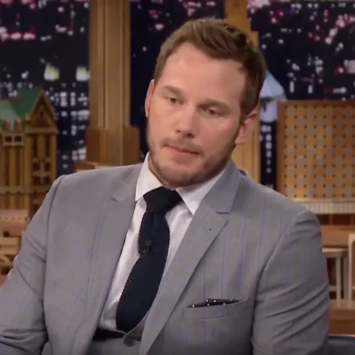 gifer, chris pratt, chris evans, jimmy fallon, die tonight show mit jimmy fallon