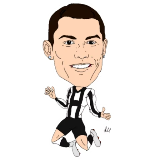 cachi ronaldo, football soccer, ronaldo fußballspieler chibi, fotos von harvey fußballer, cartoon ronaldo messi zm ihre assistenten