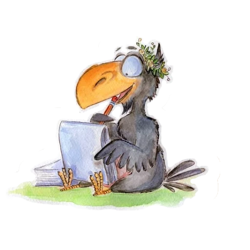 burung lucu, sketsa burung dodo, menggambar burung yang lucu, burung karang yang lucu, seekor burung lucu sakit