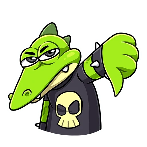 crock, goblincore, crocodile crok