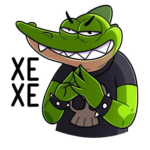 crocker, verde, crocodilo, personagens fictícios