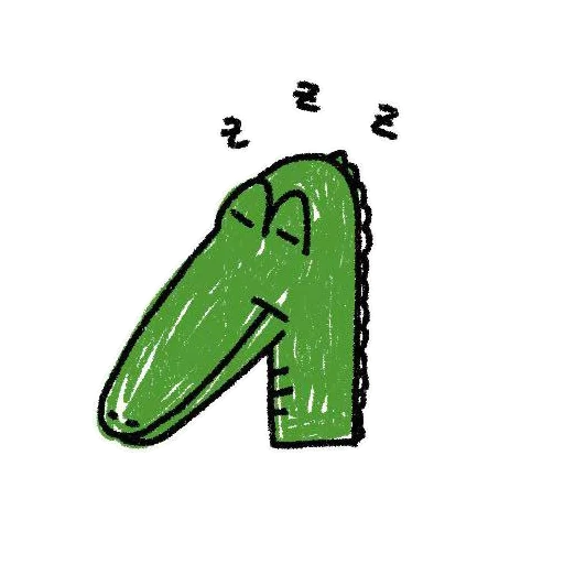 alphabet, crocodile, letters in the alphabet, cartoon letter