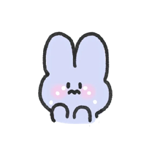 bunny, rabbit, cute rabbit, emoji rabbit, white rabbit soup