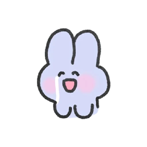 bt 21, rabbit, kawai drawings, emoji rabbit, white rabbit soup