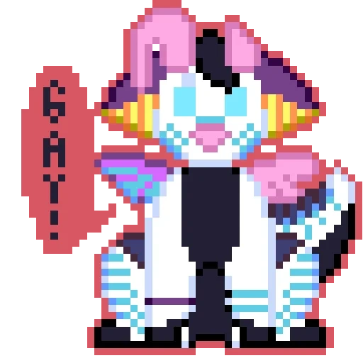 arte de pixel, arte de pixel, alice pixel, personagens de undertale, chris deltarun pixel