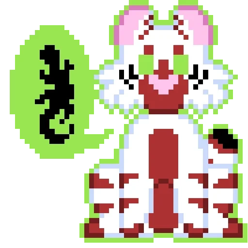 peles fnaf mangle, mangle pixel art, pixel mangle, skins minecraft fnaf, modelos fnaf pixel