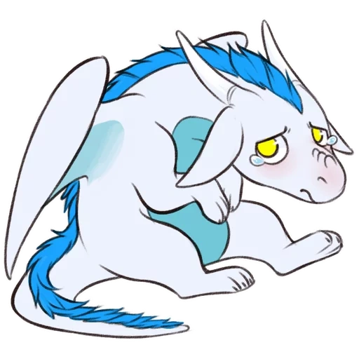 dragón, dragón chibi, dragón de hielo, dibuja un dragón, criaturas mitológicas