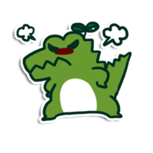 kawai, dinosaurus, stiker dinosaurus, dinosaurus kecil