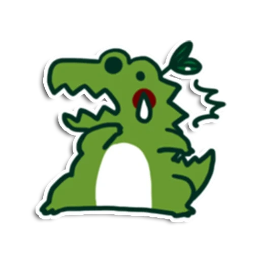 динозаврики, динозавр зеленый, крокодил динозавр