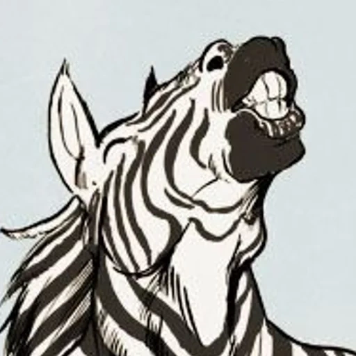 зебра, мальчик, зебра голова, зебра черно белая, стилизованная зебра