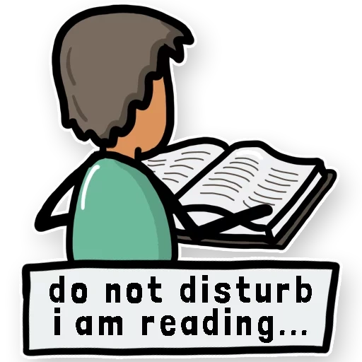 человек, обучение, урок рисунок, do not disturb, английский текст