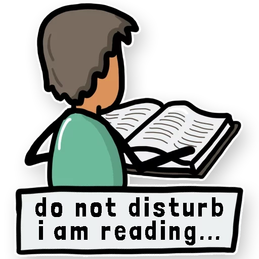 the people, ausbildung, grafikunterricht, do not disturb, text in englischer sprache