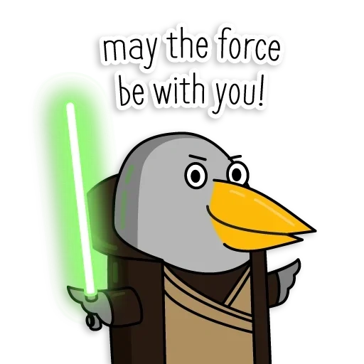 jedi goose, star wars, may the force be with you