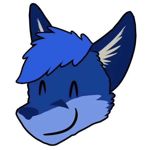 lobo, lobo favicon, animación animal, frey lobo azul