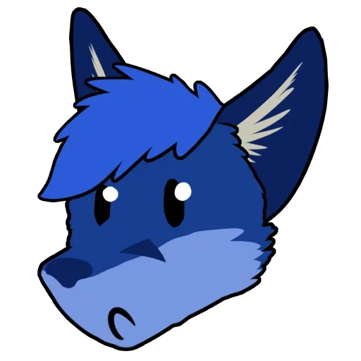 lupo, anime, le persone, emoticon lupo, favicon wolf