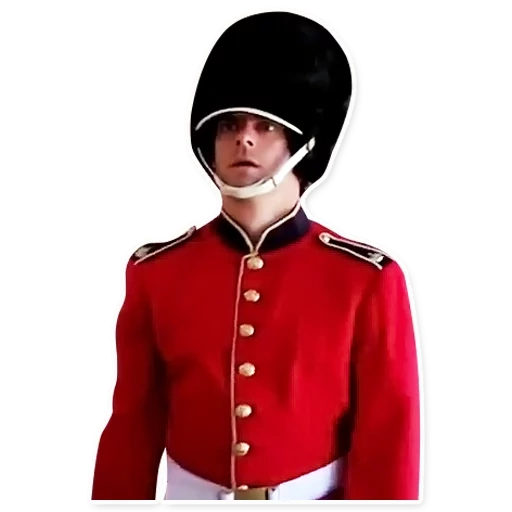 guarda britânica, guardas ingleses, guardsman britânico, guarda real da guarda real, roupas da guarda real da grã bretanha