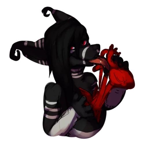 bello anime, furri art carino, cybergoth furry, personaggi anime, shadow bonnie humanization