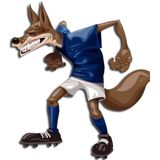 loup, le loup du sabot, zootopia wolf, joueur de football de loup, illustration loup