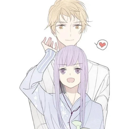 manga, picture, anime couples, manga of a couple, anime cute couples